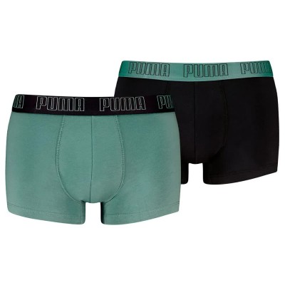 боксерки,мъжко,бельо,puma,everyday,boxers,2,units,dark,sage,black,(green,black)