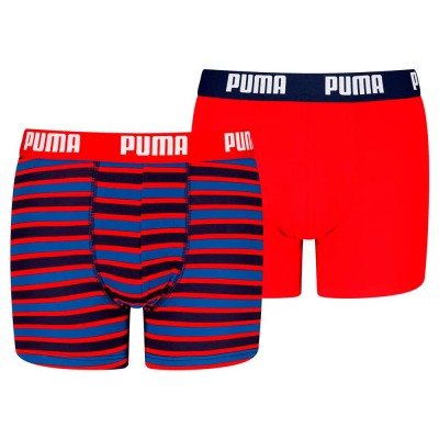 боксерки,детско,бельо,puma,everyday,striped,boxers,2,units,red,blue,(red)