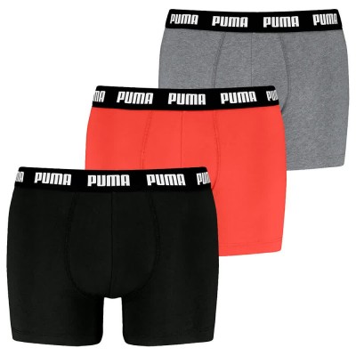 боксерки,мъжко,бельо,puma,everydays,boxers,3,units,red,fire,grey,black,(multicolor)