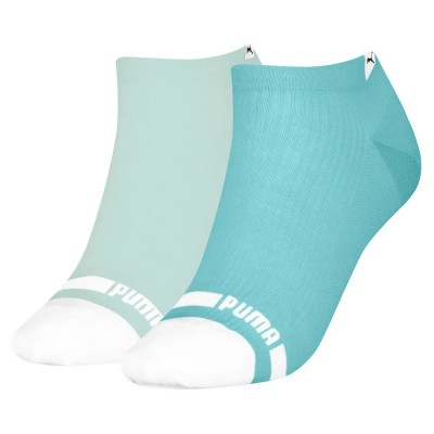 чорапи,дамски,чорапи,puma,heritage,toe,sneaker,socks,2,pairs,green,blue,(mint,combo)