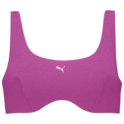 дамски,бански,костюми,puma,jacquard,scoop,bikini,top,purple