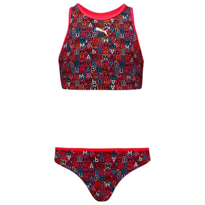детски,бански,костюми,puma,printed,bikini,multicolored,(red,pink)
