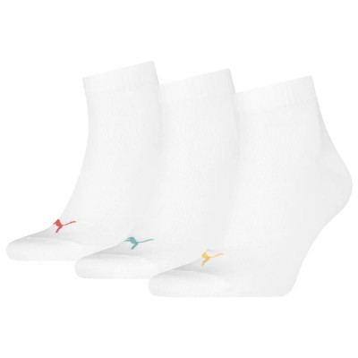 чорапи,мъжки,чорапи,puma,quarter,plain,socks,3,pairs,white,(white,combo)
