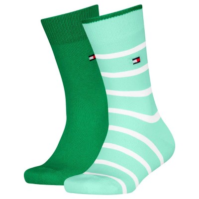 чорапи,детски,чорапи,tommy,hilfiger,breton,stripe,socks,2,pairs,green,(faded,green)