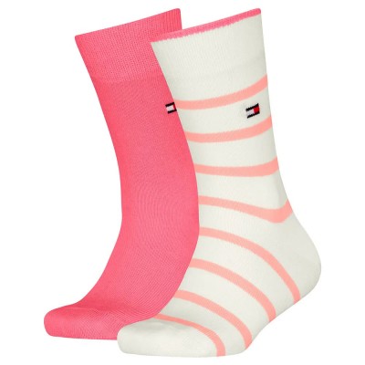 чорапи,детски,чорапи,tommy,hilfiger,breton,stripe,socks,2,pairs,soft,pink,(pink)