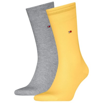 чорапи,мъжки,чорапи,tommy,hilfiger,classic,socks,2,pairs,yellow,(yellow,grey)