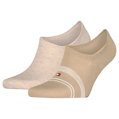 чорапи,мъжки,чорапи,tommy,hilfiger,footie,hc,fancy,breton,no,show,socks,2,pairs,beige,(sand)