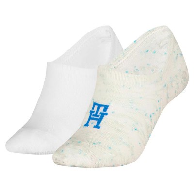 чорапи,дамски,чорапи,tommy,hilfiger,nappy,monogram,no,show,socks,light,blue,(beige,white)