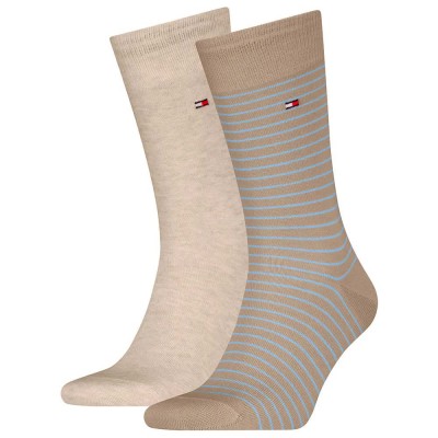 чорапи,мъжки,чорапи,tommy,hilfiger,small,stripe,socks,2,pairs,sand,(beige)