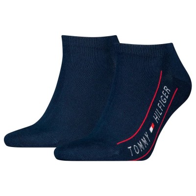 чорапи,мъжки,чорапи,tommy,hilfiger,sneaker,logo,socks,2,pairs,blue,(navy)