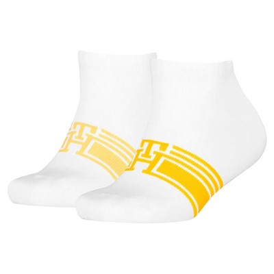 чорапи,детски,чорапи,tommy,hilfiger,sport,monogram,sneaker,socks,2,pairs,white,(yellow)