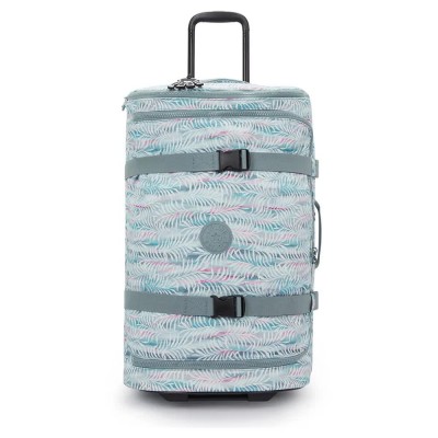 куфари,kipling,aviana,m,75l,trolley,bag,palmtree,leaves,(blue)