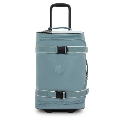 куфари,kipling,aviana,s,39l,trolley,bag,relaxed,grey,(blue)