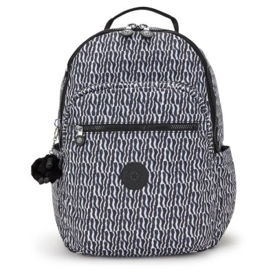 раница,раници,kipling,seoul,27l,backpack,holiday,waves,(grey)