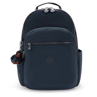 раница,раници,kipling,seoul,college,extra,backpack,true,blue,tonal,(blue)
