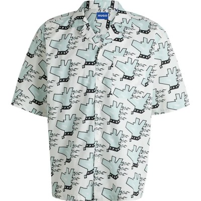 риза,с,къс,ръкав,мъжки,ризи,hugo,blue,eligino,10270824,short,sleeve,shirt,green