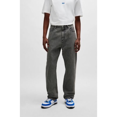 дънки,мъжки,панталони,дамски,панталони,hugo,blue,nate,10259236,jeans,grey,(silver)