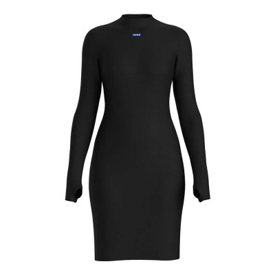 блуза,дамски,блузи,hugo,blue,nilla,b,sweatshirt,black