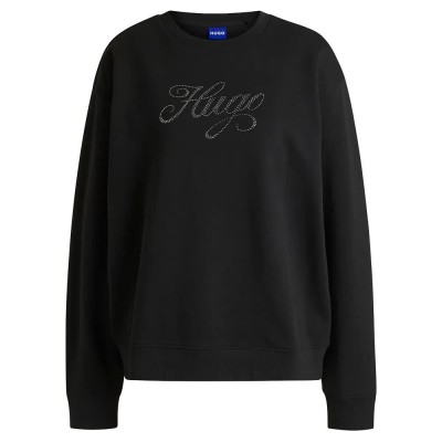 блуза,дамски,блузи,hugo,blue,oversized,2,10266045,sweatshirt,black