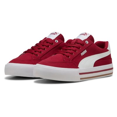 маратонки,мъжки,маратонки,puma,court,classic,vulc,fs,trainers,dark,crimson,puma,white,(red)
