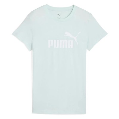 тениска,дамски,тениски,puma,ess,n1,logo,short,sleeve,t,shirt,blue,(peaceful,blue)
