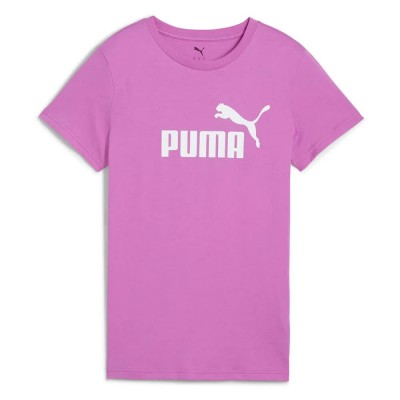 тениска,дамски,тениски,puma,ess,n1,logo,short,sleeve,t,shirt,wild,berry,(pink)