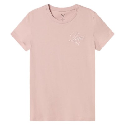 тениска,дамски,тениски,puma,ess,script,short,sleeve,t,shirt,rose,quartz,(pink)