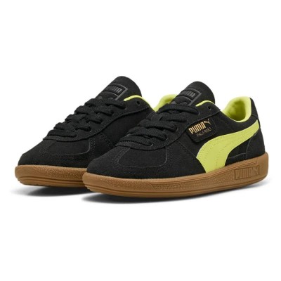 юношески,маратонки,детски,маратонки,puma,palermo,junior,trainers,puma,black,lemon,sherbert,(black)
