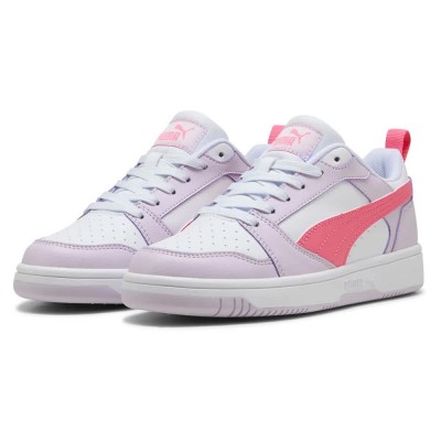 маратонки,детски,маратонки,puma,rebound,v6,lo,j,trainers,white,(lilac,frost,magic,rose,puma,white)