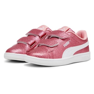 маратонки,детски,маратонки,puma,smash,3.0,glitz,glam,v,trainers,peach,smoothie,puma,white,(pink)