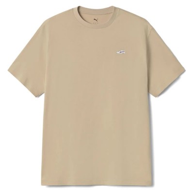 тениска,мъжки,тениски,puma,sneaker,relaxed,short,sleeve,t,shirt,beige,(granola)