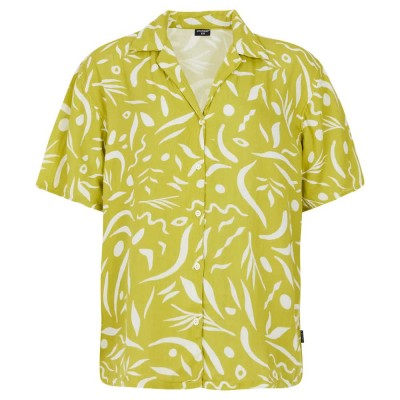 дамски,блузи,дамски,ризи,protest,alicia,short,sleeve,blouse,sour,green,(yellow)