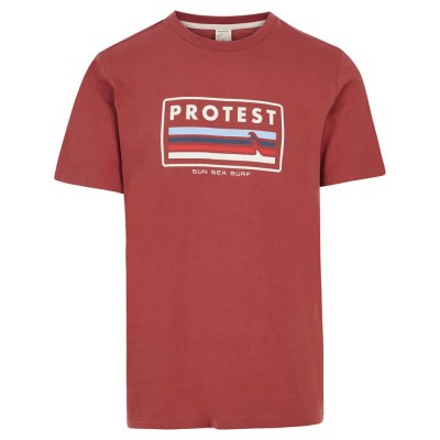 тениска,мъжки,тениски,protest,barn,short,sleeve,t,shirt,red,(brick,red)