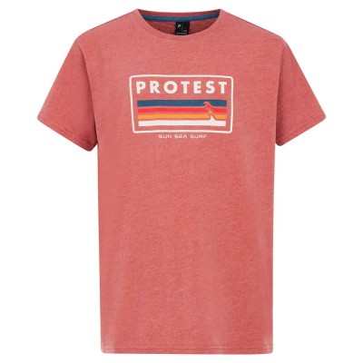 тениска,детски,тениски,protest,marius,short,sleeve,t,shirt,brick,red