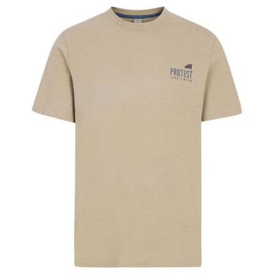 тениска,мъжки,тениски,protest,oxford,short,sleeve,t,shirt,beige,(bamboo,beige)