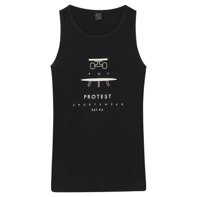 тениска,мъжки,тениски,protest,pacu,sleeveless,t,shirt,true,black,(black)