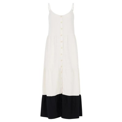 рокля,дамски,поли,и,рокли,protest,thecia,sleeveless,long,dress,true,black,(white)