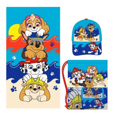хавлиена,кърпа,хавлии,paw,patrol,paw,patrol,sachet,set,towel,blue,(multicolor)