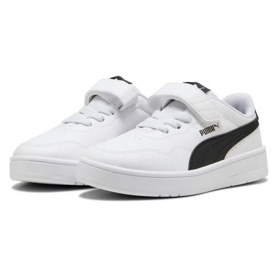 обувки,детски,маратонки,puma,court,lally,ac+,ps,slip,on,shoes,white,(puma,white,puma,black)