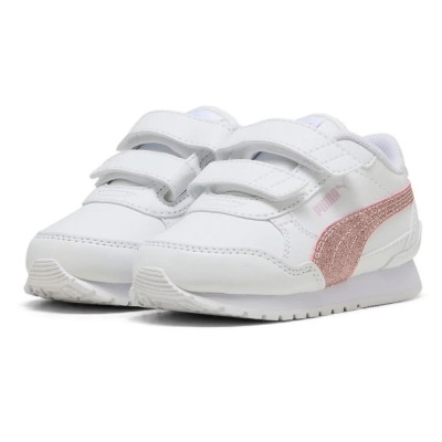 обувки,детски,маратонки,puma,st,runner,v4,sl,glitter,v,inf,slip,on,shoes,puma,white,copper,rose,rose,mauve,(white)