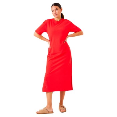 рокля,дамски,поли,и,рокли,garcia,e50285,short,sleeve,midi,dress,ruby,red,(red)
