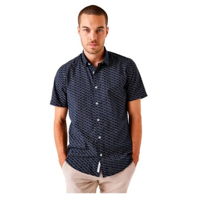 риза,с,къс,ръкав,мъжки,ризи,garcia,e51290,short,sleeve,shirt,blue