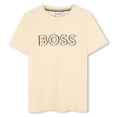 тениска,детски,тениски,boss,j52034,short,sleeve,t,shirt,sand,(beige)