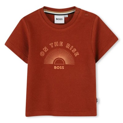 тениска,детски,тениски,boss,j52111,short,sleeve,t,shirt,chestnut,(orange)