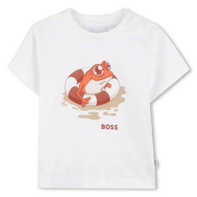 тениска,детски,тениски,boss,j52110,short,sleeve,t,shirt,white