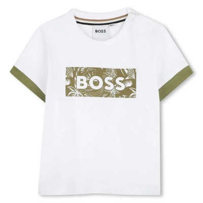 тениска,детски,тениски,boss,j52109,short,sleeve,t,shirt,white