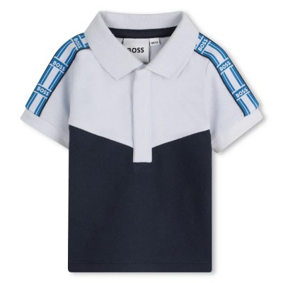 детски,блузи,с,яка,boss,j52203,short,sleeve,polo,sky,blue,(white)