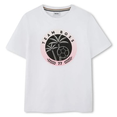 тениска,детски,тениски,boss,j52694,short,sleeve,t,shirt,white