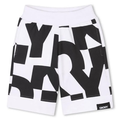 къси,панталони,детски,панталони,dkny,d62238,shorts,white