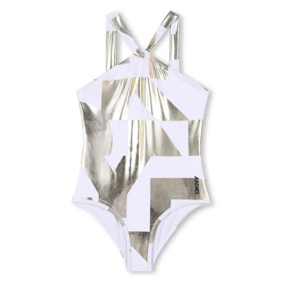 бански,костюм,детски,бански,костюми,dkny,d62251,swimsuit,yellow,gold,(white)